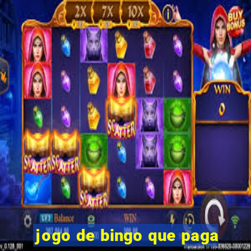 jogo de bingo que paga