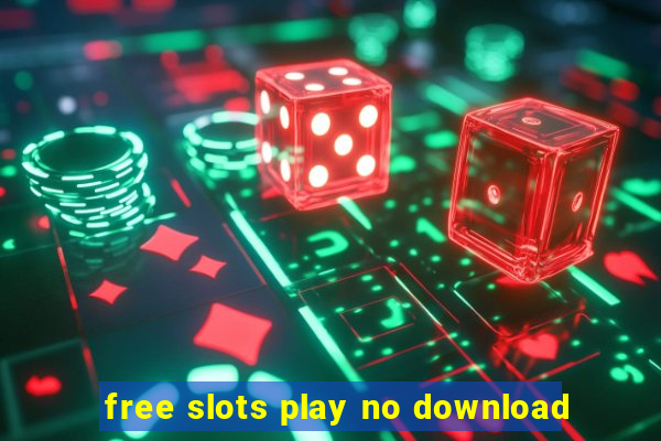 free slots play no download