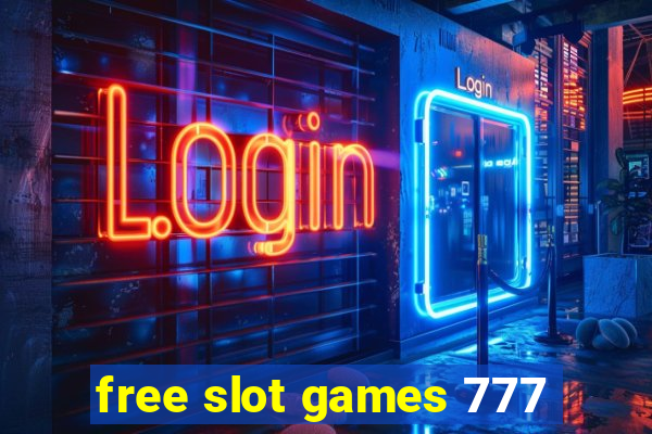 free slot games 777