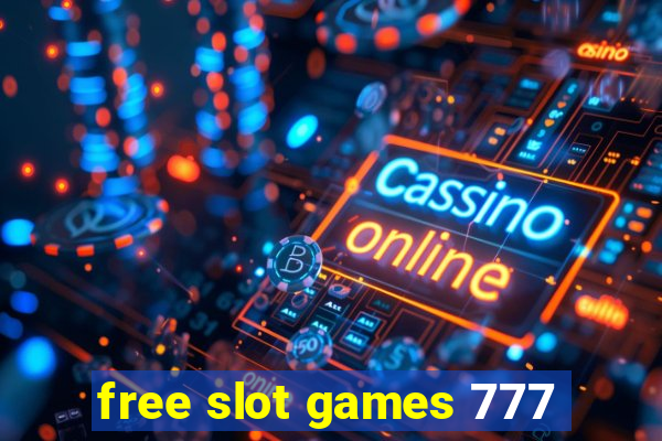 free slot games 777