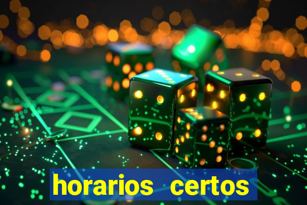 horarios certos para jogar fortune tiger