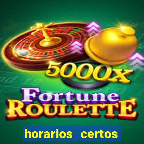 horarios certos para jogar fortune tiger