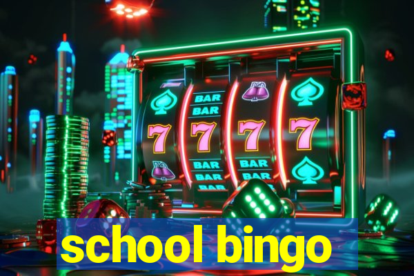 school bingo