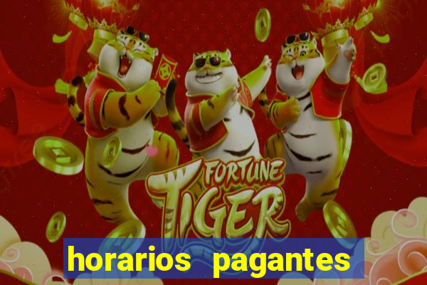 horarios pagantes fortune tiger hoje