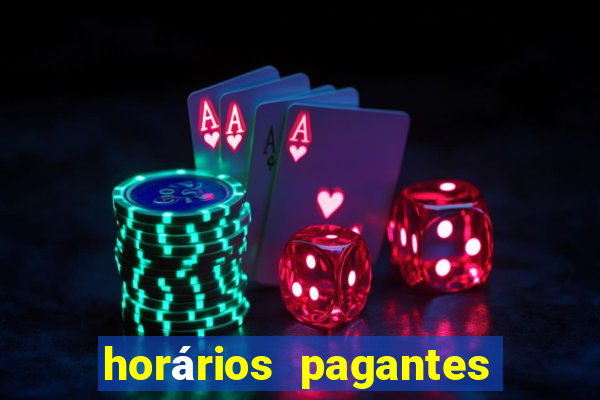 horários pagantes fortune tiger madrugada