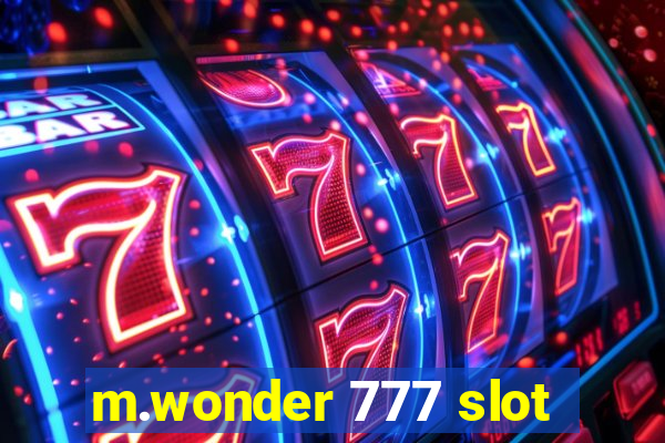 m.wonder 777 slot