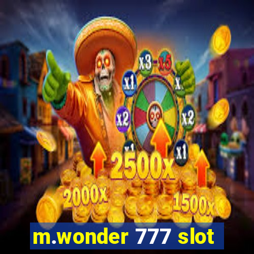 m.wonder 777 slot