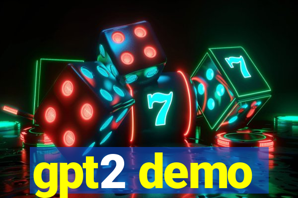 gpt2 demo