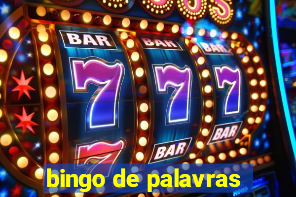 bingo de palavras