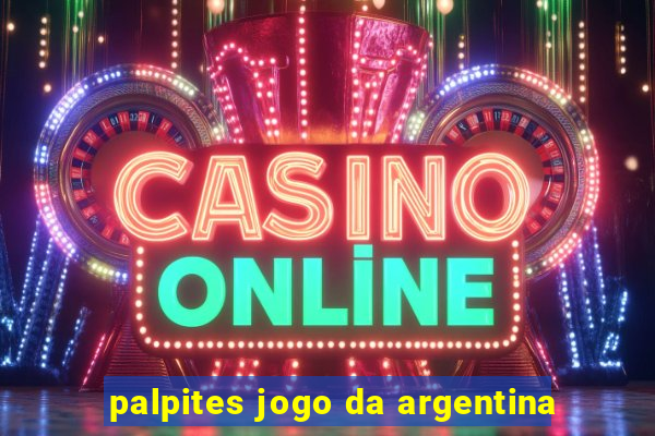 palpites jogo da argentina