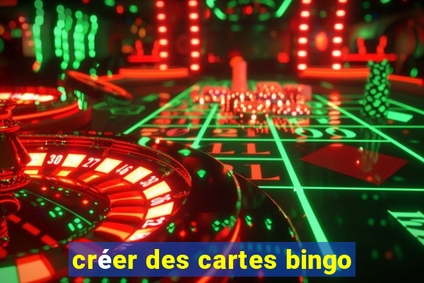 créer des cartes bingo