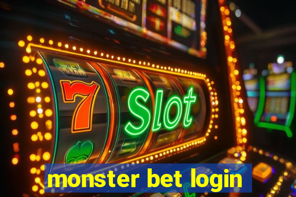 monster bet login