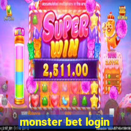 monster bet login