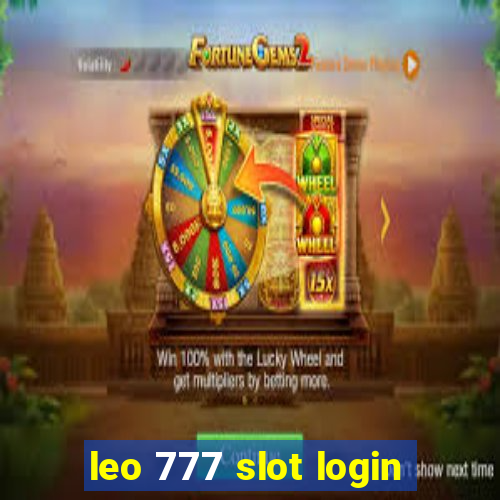 leo 777 slot login