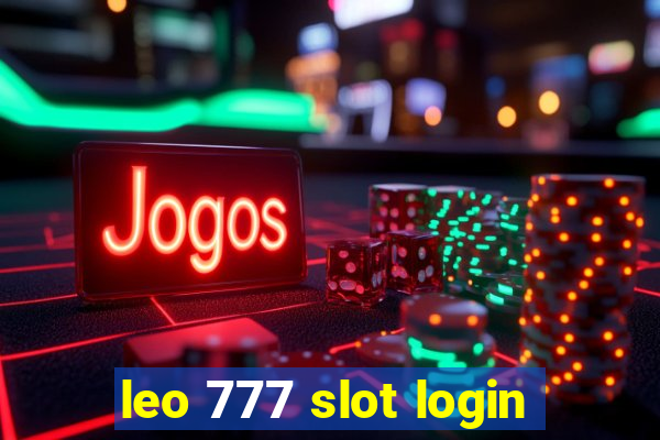 leo 777 slot login