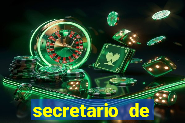 secretario de esporte salario