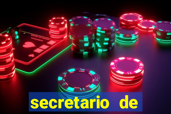 secretario de esporte salario