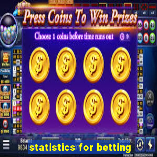 statistics for betting