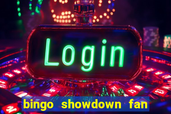 bingo showdown fan page freebies