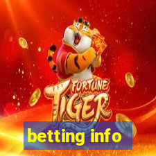 betting info