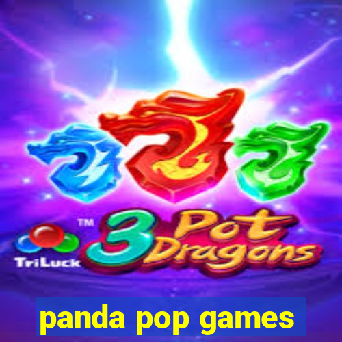 panda pop games