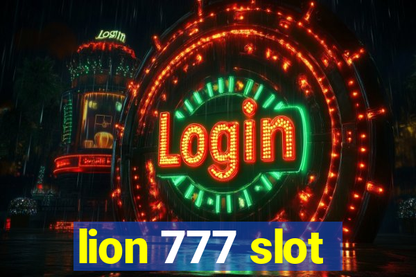 lion 777 slot