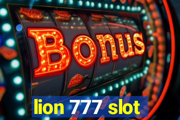 lion 777 slot