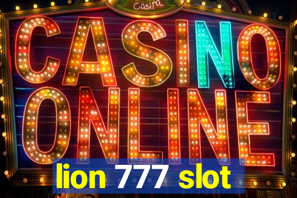 lion 777 slot