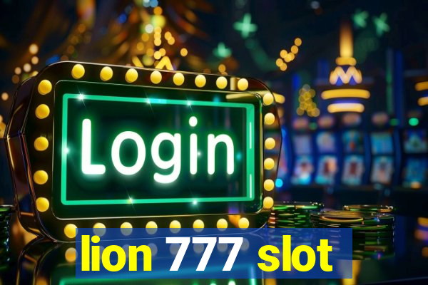 lion 777 slot