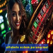 alfabeto ordem paranormal