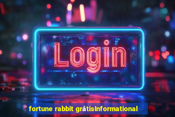 fortune rabbit grátisInformational