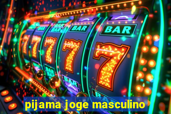 pijama joge masculino