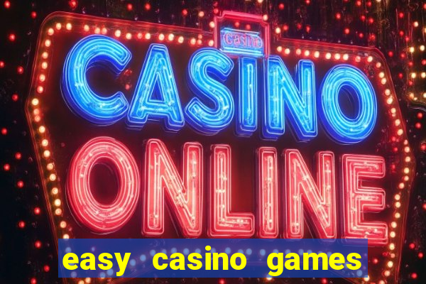 easy casino games to win money