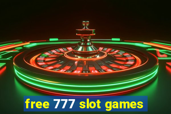 free 777 slot games