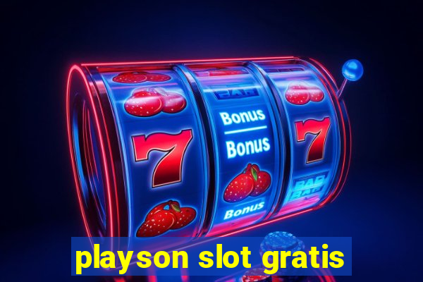 playson slot gratis