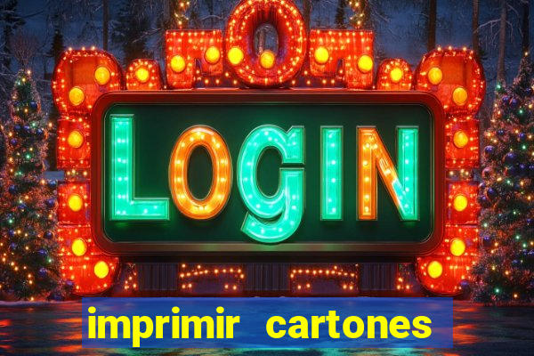 imprimir cartones de bingo