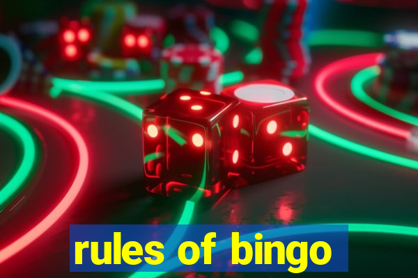 rules of bingo