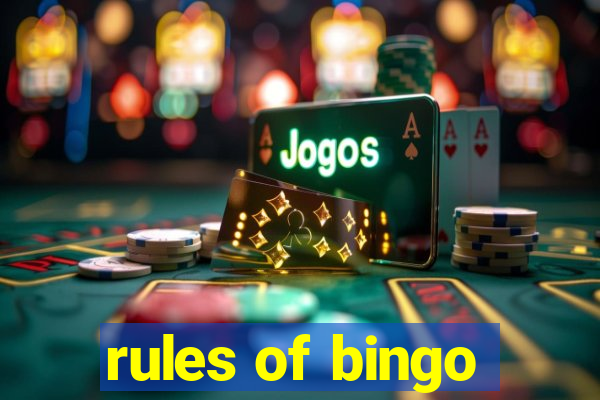 rules of bingo