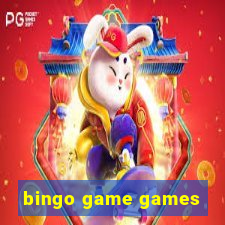 bingo game games