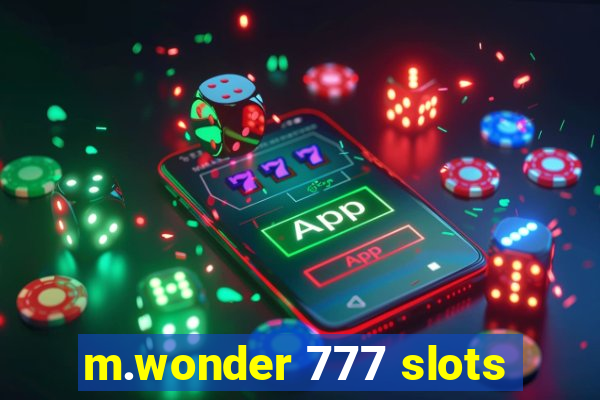 m.wonder 777 slots