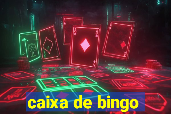 caixa de bingo