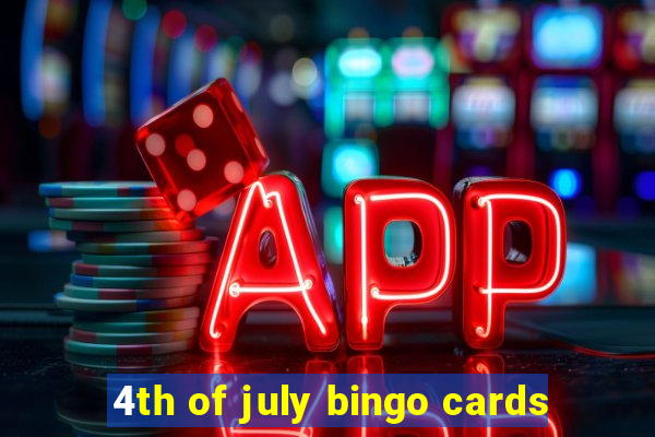 4th of july bingo cards