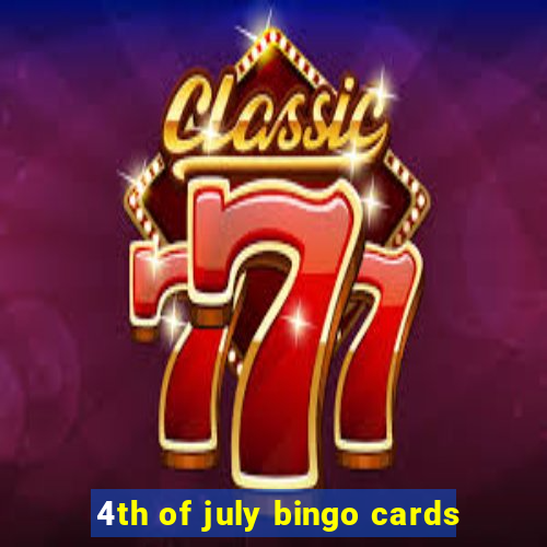 4th of july bingo cards