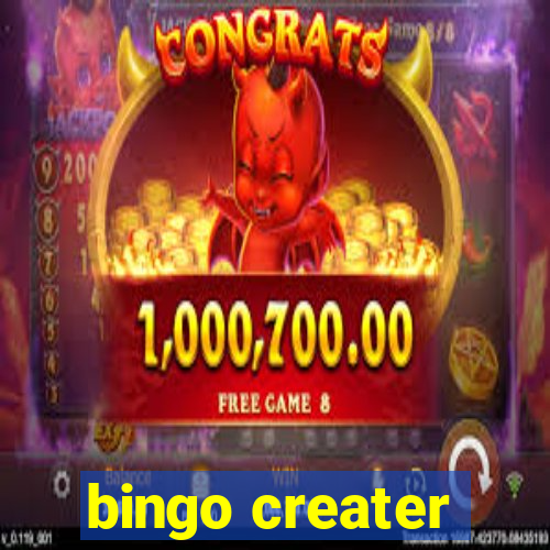 bingo creater