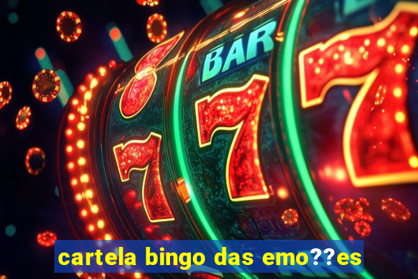 cartela bingo das emo??es