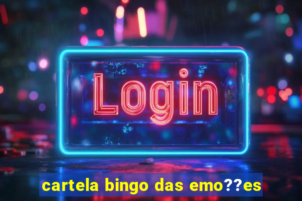 cartela bingo das emo??es