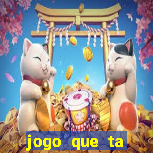 jogo que ta pagando na betano