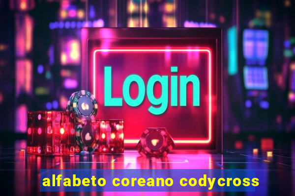 alfabeto coreano codycross