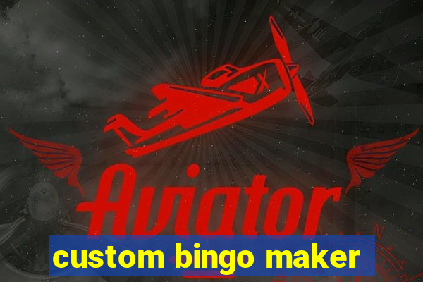 custom bingo maker