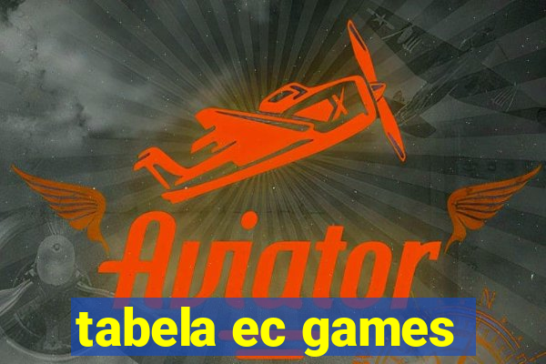 tabela ec games